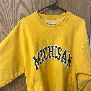 Yellow Michigan Sweatshirt